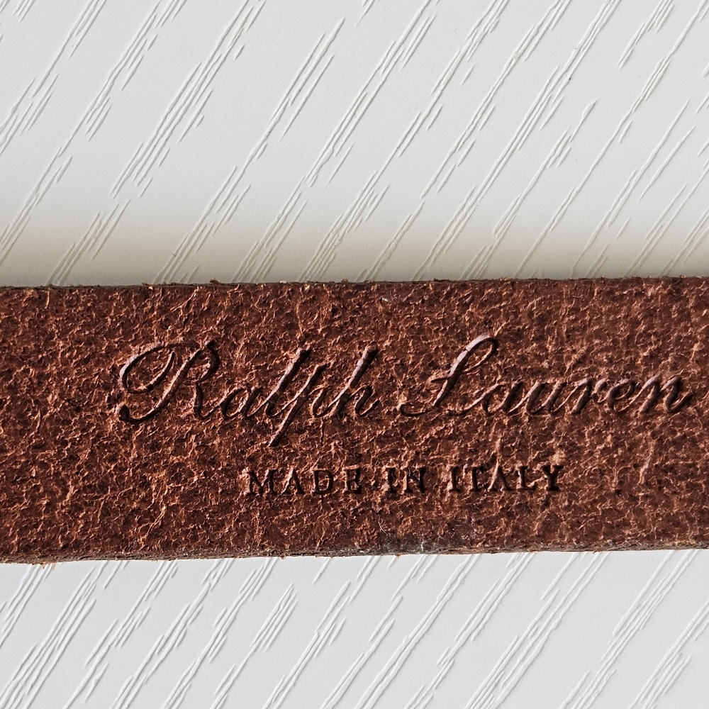 RL COLLECTION Wood Saddle Belt - Picture 8 of 13